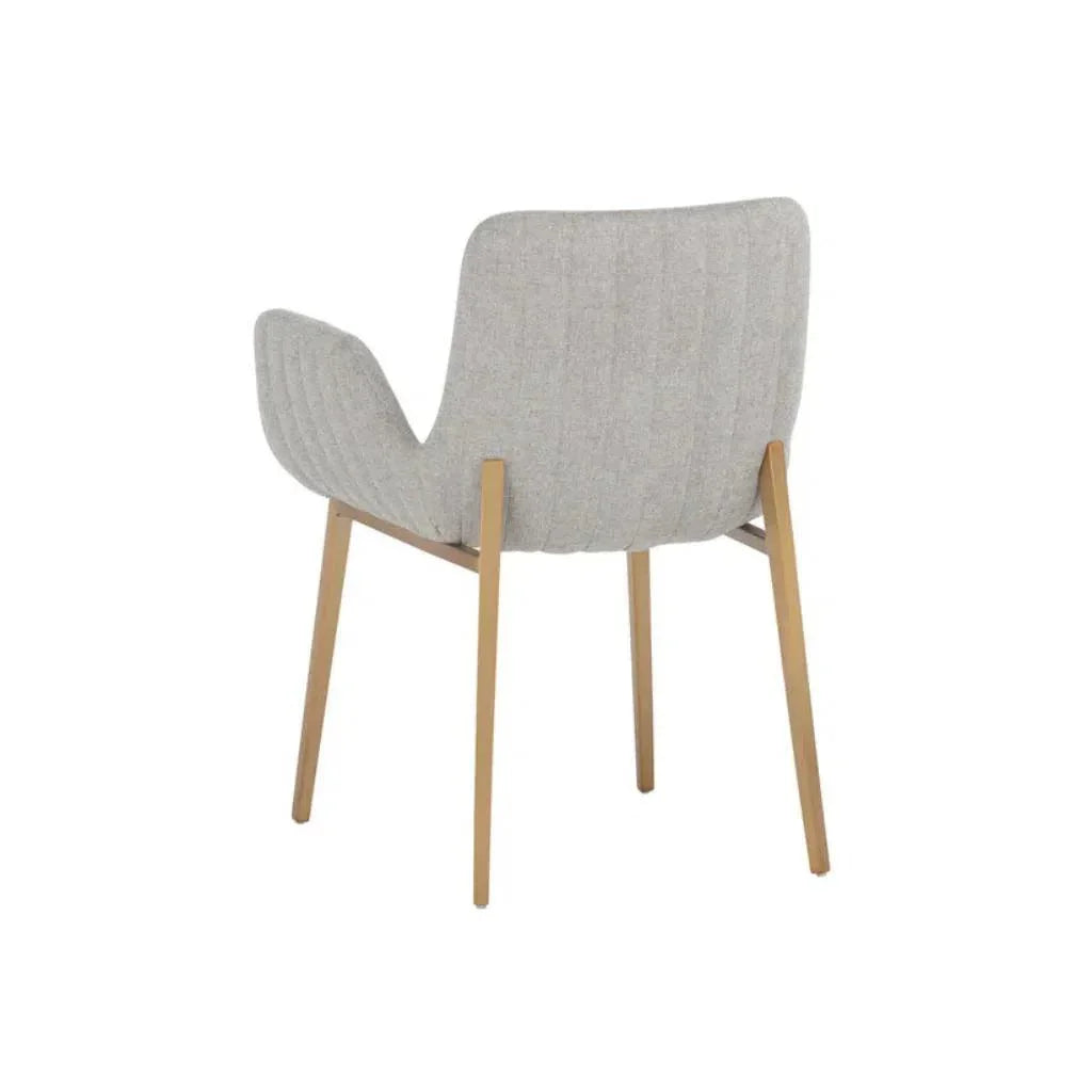 Lucano Fabric Dining Armchair - LOOMLAN - SUNPAN - Dining Chairs