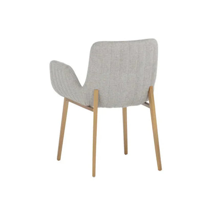 Lucano Fabric Dining Armchair - LOOMLAN - SUNPAN - Dining Chairs