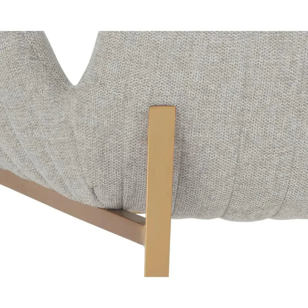 Lucano Fabric Dining Armchair - LOOMLAN - SUNPAN - Dining Chairs