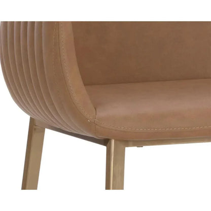 Lucano Leather Barstool - LOOMLAN - SUNPAN - Bar Stools