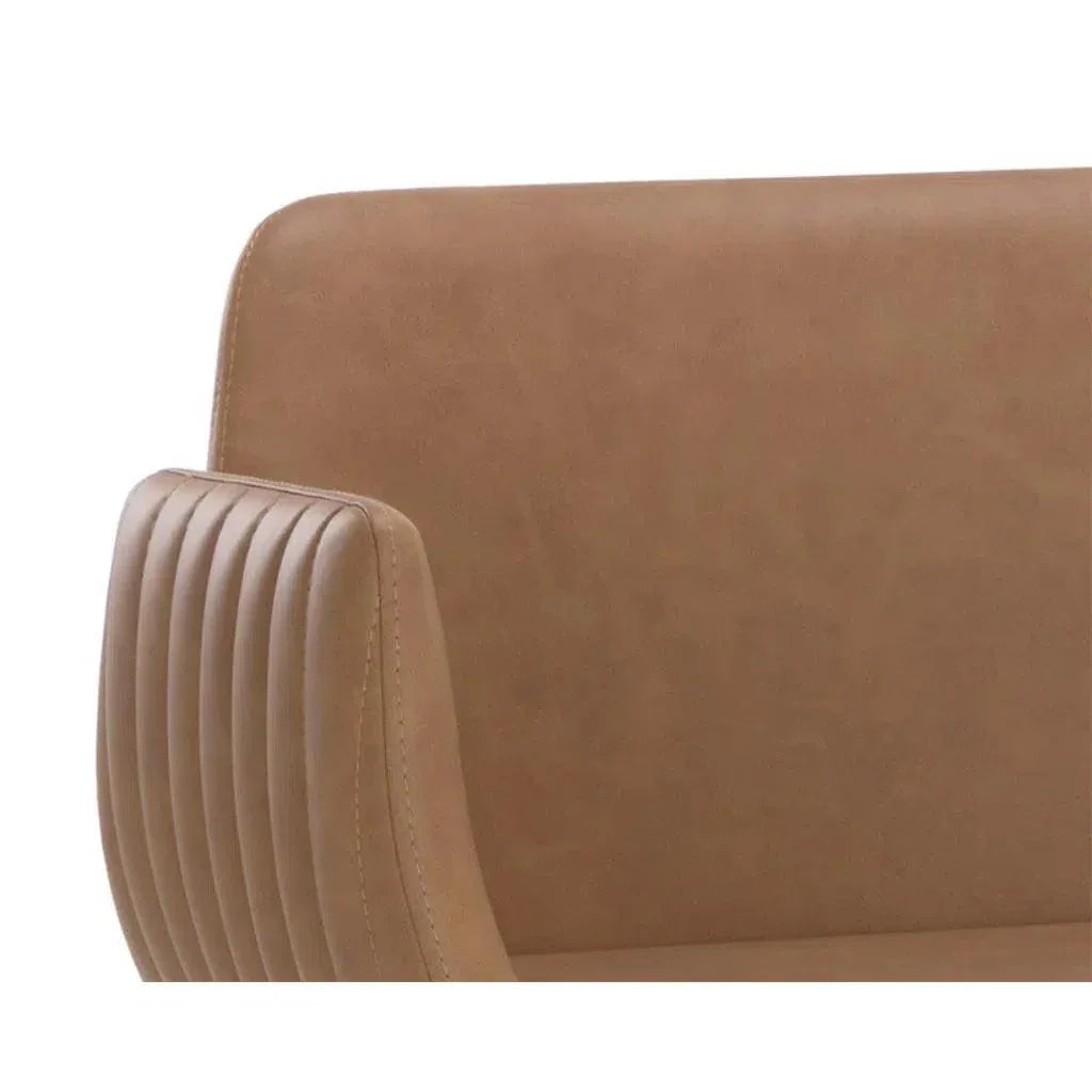 Lucano Leather Barstool - LOOMLAN - SUNPAN - Bar Stools