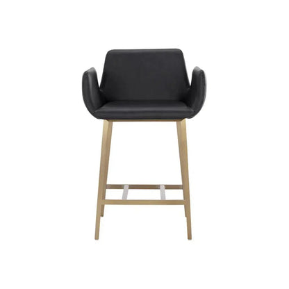 Lucano Leather Counter Stool - LOOMLAN - SUNPAN - Counter Stools