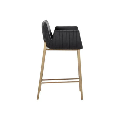 Lucano Leather Counter Stool - LOOMLAN - SUNPAN - Counter Stools
