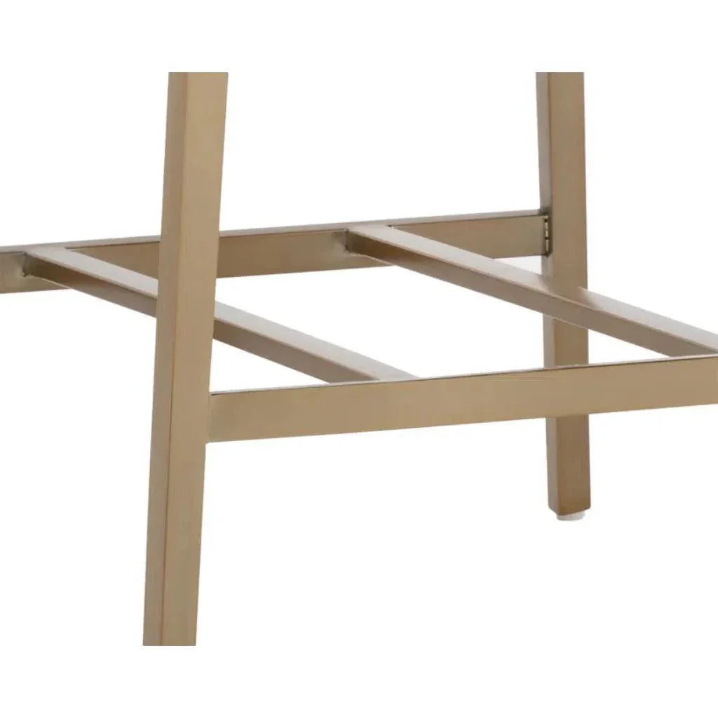 Lucano Leather Counter Stool - LOOMLAN - SUNPAN - Counter Stools