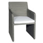 Lucas Aluminum Framed Patio Dining Chair-Outdoor Dining Chairs-Artesia-LOOMLAN