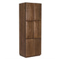 Lucas Wooden Brown Hutch - LOOMLAN - Noir - Etageres
