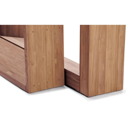 Lucca Outdoor Concrete Counter Table - Slate Gray-Outdoor Dining Tables-Seasonal Living-LOOMLAN