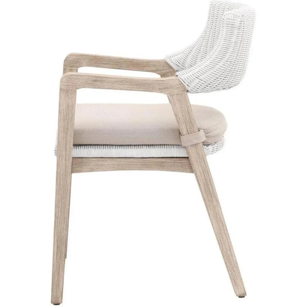 Lucia Fabric Armless Dining Chair - LOOMLAN - Essentials For Living - Dining Chairs