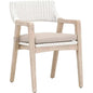 Lucia Fabric Armless Dining Chair - LOOMLAN - Essentials For Living - Dining Chairs
