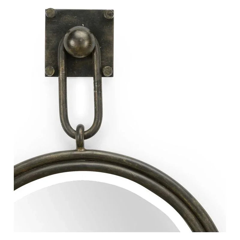 Lucia Iron Framed Wall Mirror - LOOMLAN - Wildwood - Wall Mirrors