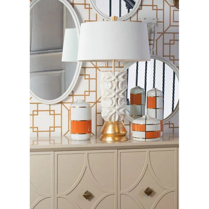 Lucia Iron Framed White Wall Mirror - LOOMLAN - Wildwood - Wall Mirrors