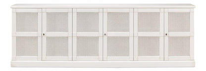 Luciana Six Drawer Cane Buffet - LOOMLAN - Sarreid - Buffets