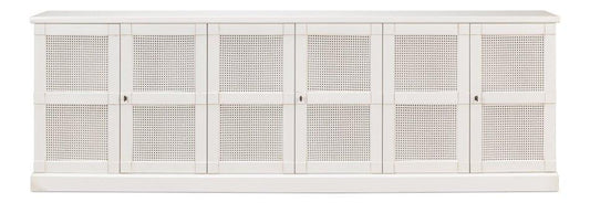 Luciana Six Drawer Cane Buffet - LOOMLAN - Sarreid - Buffets