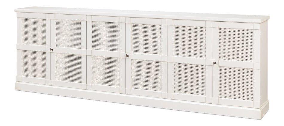 Luciana Six Drawer Cane Buffet - LOOMLAN - Sarreid - Buffets