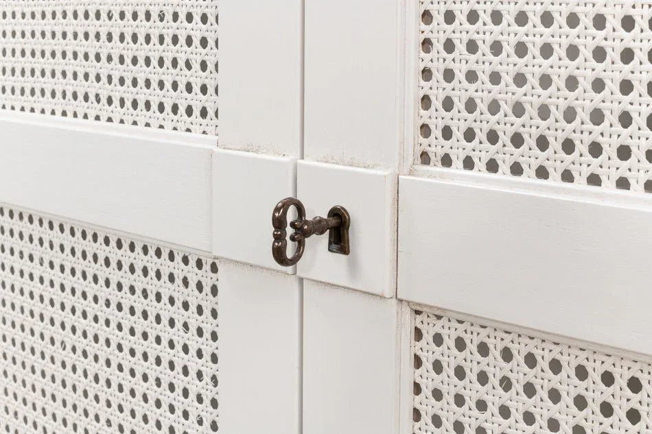 Luciana Six Drawer Cane Buffet - LOOMLAN - Sarreid - Buffets