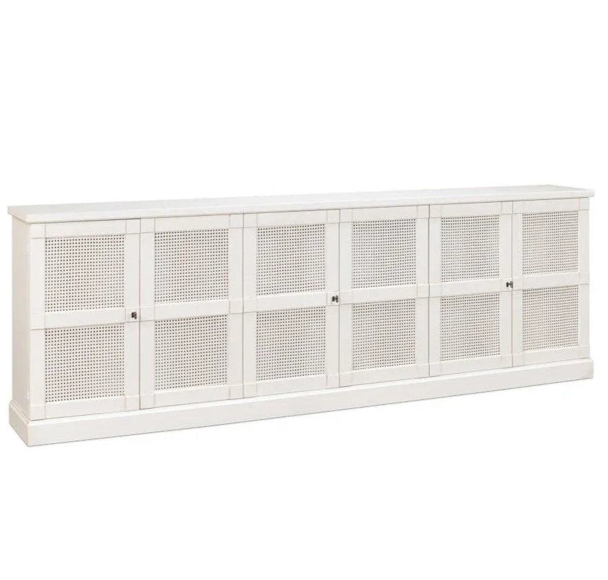 Luciana Six Drawer Cane Buffet - LOOMLAN - Sarreid - Buffets