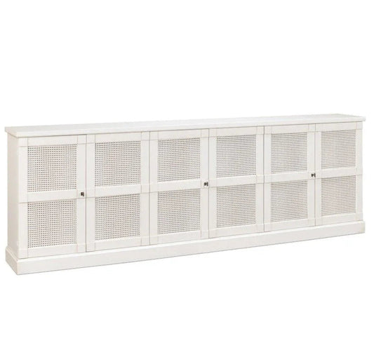 Luciana Six Drawer Cane Buffet - LOOMLAN - Sarreid - Buffets