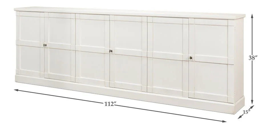 Luciana Six Drawer Wooden Buffet - LOOMLAN - Sarreid - Buffets