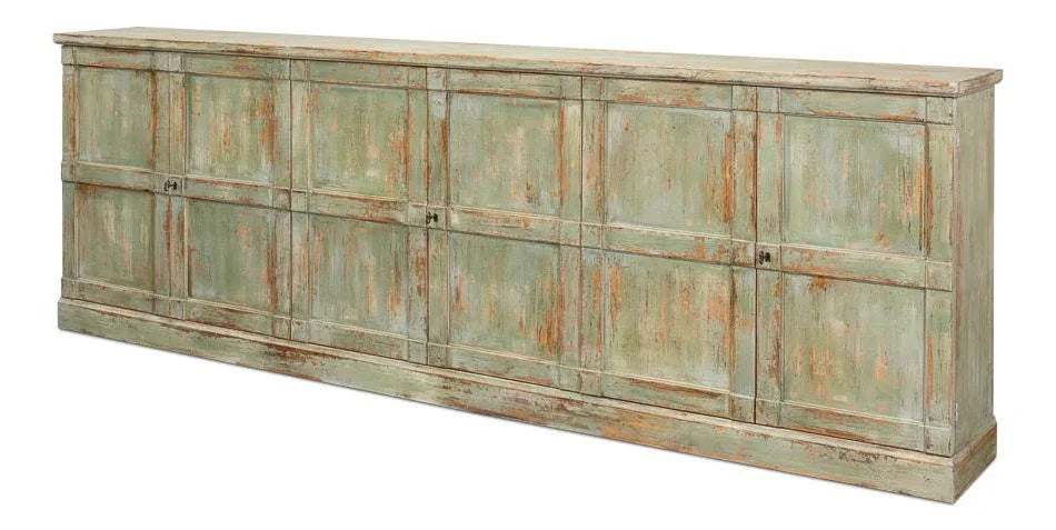 Luciana Six Drawer Wooden Buffet - LOOMLAN - Sarreid - Buffets