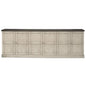 Luciana Wood Doors Buffet 112" W.Grey S.Grey - LOOMLAN - Sarreid - Sideboards