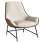 Lucier Leather Handsome Lounge Chair - LOOMLAN - SUNPAN - Accent Chairs