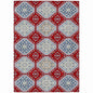 Lucinda Red Washable Indoor - Outdoor Rug - LOOMLAN - LOOMLAN Rugs - Outdoor Rugs