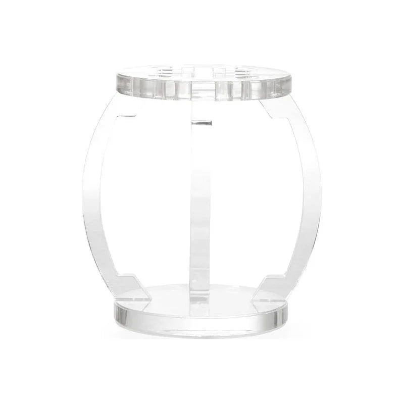 Lucite Acrylic Made Outdoor Garden Stool-Garden Stools-Chelsea House-LOOMLAN
