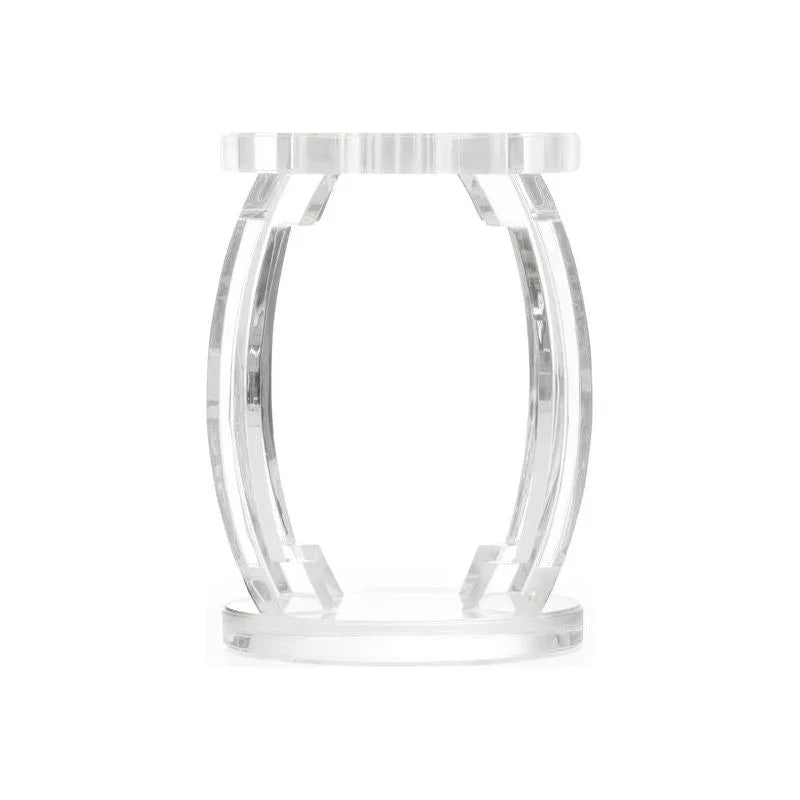 Lucite Acrylic Made Outdoor Garden Stool-Garden Stools-Chelsea House-LOOMLAN