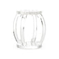 Lucite Acrylic Made Outdoor Garden Stool-Garden Stools-Chelsea House-Clear-LOOMLAN