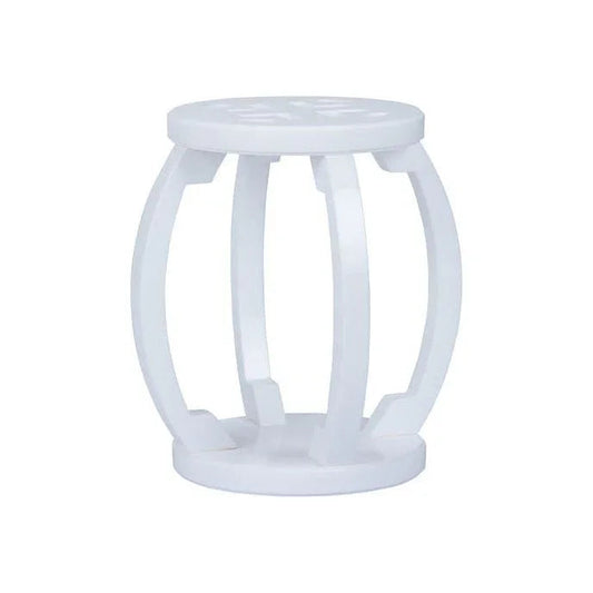 Lucite Acrylic Made Outdoor Garden Stool-Garden Stools-Chelsea House-White-LOOMLAN