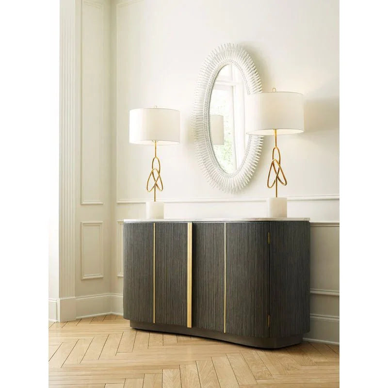 Lucius Oval Shaped Wall Mirror - LOOMLAN - Wildwood - Wall Mirrors