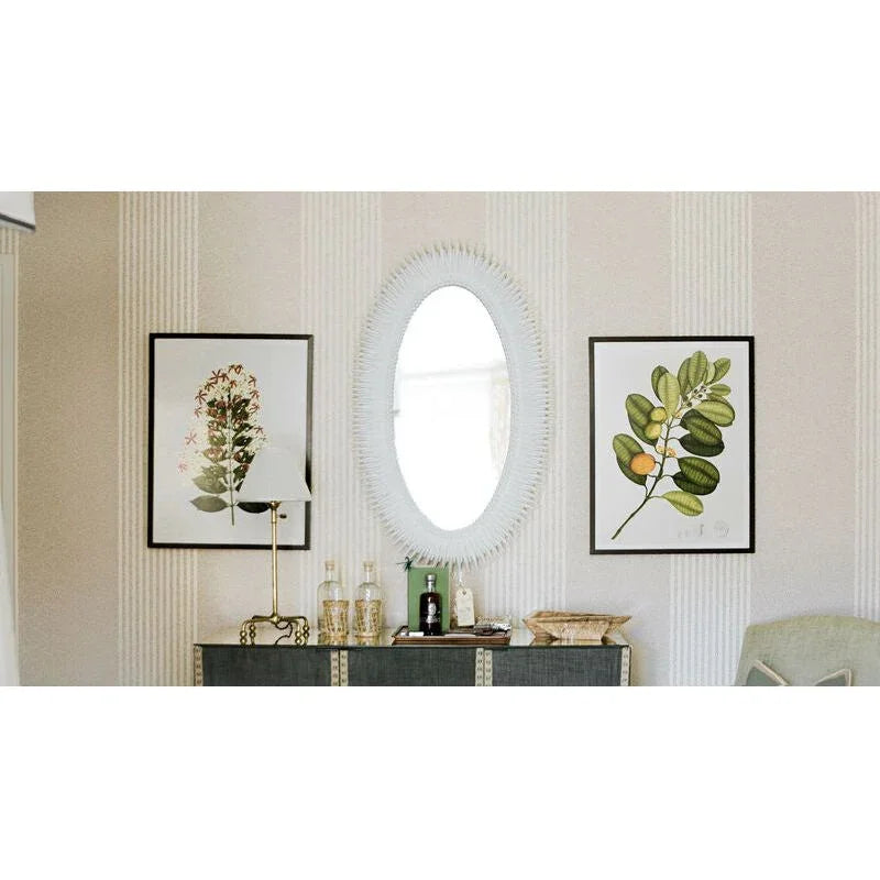 Lucius Oval Shaped Wall Mirror - LOOMLAN - Wildwood - Wall Mirrors