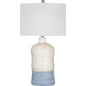 Lucy Resin White Table Lamp - LOOMLAN - Bassett Mirror - Table Lamps