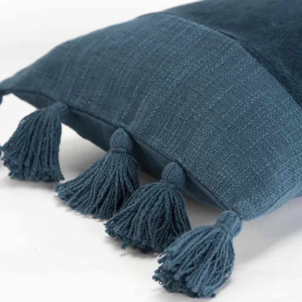 Lulu Pieced Geometric Lumbar Pillow Insert - LOOMLAN - LOOMLAN - Throw Pillows