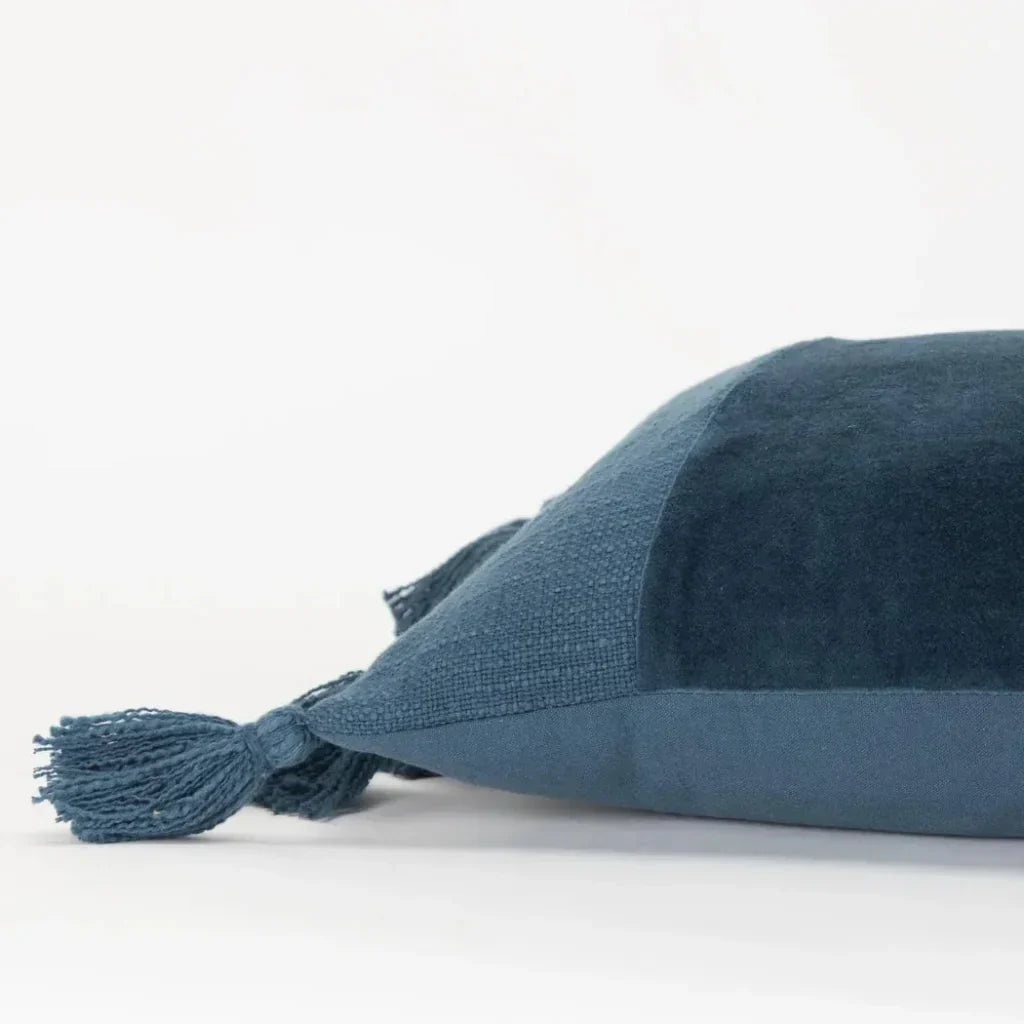 Lulu Pieced Geometric Lumbar Pillow Insert - LOOMLAN - LOOMLAN - Throw Pillows