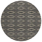 Lume Black Washable Indoor-Outdoor Rug-Outdoor Rugs-LOOMLAN Rugs-8' x 8'-LOOMLAN