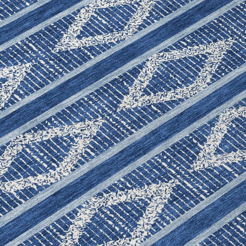 Lume Blue Washable Indoor-Outdoor Rug-Outdoor Rugs-LOOMLAN Rugs-LOOMLAN