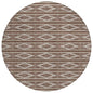 Lume Brown Washable Indoor-Outdoor Rug-Outdoor Rugs-LOOMLAN Rugs-8' x 8'-LOOMLAN