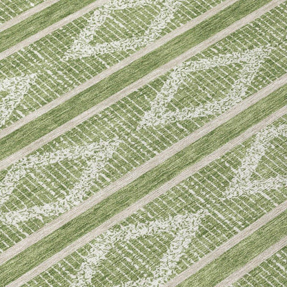 Lume Green Washable Indoor-Outdoor Rug-Outdoor Rugs-LOOMLAN Rugs-LOOMLAN