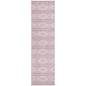 Lume Pink Washable Indoor-Outdoor Rug-Outdoor Rugs-LOOMLAN Rugs-2'3" x 7'6"-LOOMLAN