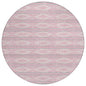 Lume Pink Washable Indoor-Outdoor Rug-Outdoor Rugs-LOOMLAN Rugs-8' x 8'-LOOMLAN