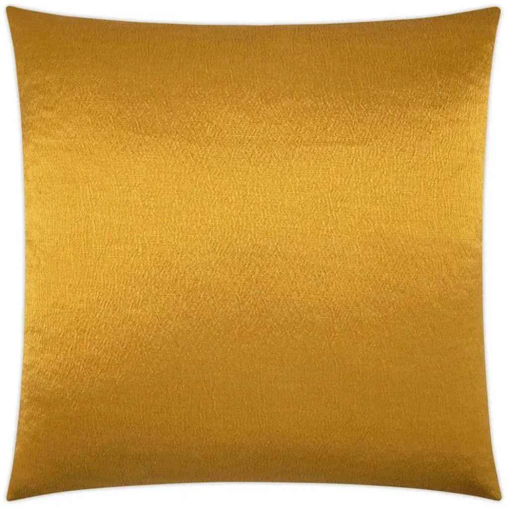 Lumis Gold Solid Gold Large Throw Pillow Insert - LOOMLAN - D.V. Kap - Throw Pillows