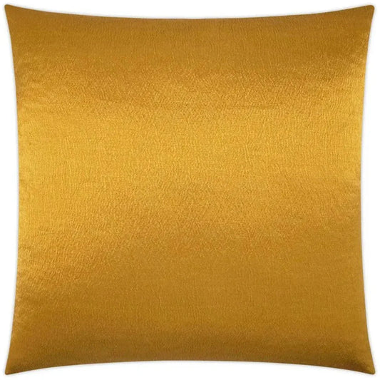Lumis Gold Solid Gold Large Throw Pillow Insert - LOOMLAN - D.V. Kap - Throw Pillows