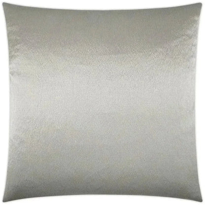 Lumis Vapor Solid Silver Large Throw Pillow Insert - LOOMLAN - D.V. Kap - Throw Pillows