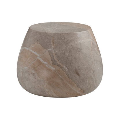 Luna Concrete Brown Accent Table