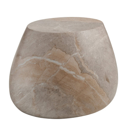 Luna Concrete Brown Accent Table