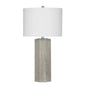 Luna Grey Cement Body Table Lamp - LOOMLAN - Bassett Mirror - Table Lamps