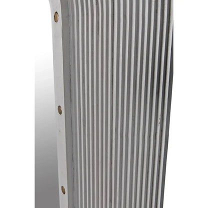 Luna Mirror, White Washed Oval Wall Mirror - LOOMLAN - Noir - Wall Mirrors