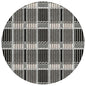 Lunara Black Washable Indoor-Outdoor Rug-Outdoor Rugs-LOOMLAN Rugs-8' x 8'-LOOMLAN
