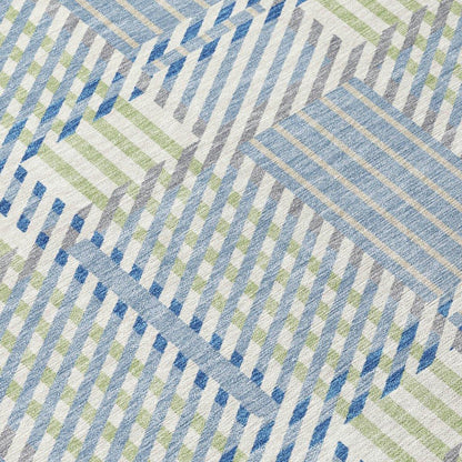 Lunara Blue Washable Indoor-Outdoor Rug-Outdoor Rugs-LOOMLAN Rugs-LOOMLAN